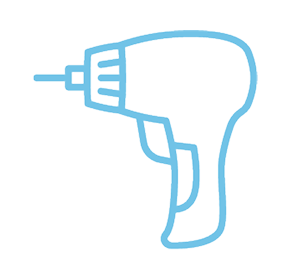 個人の電動工具類は会社半額負担